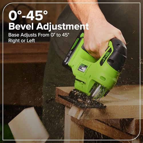 GREENWORKS 24V (8-TOOL) Combo (Drill, Impact Driver, Circular Saw, Reciprocating Saw, Jigsaw, Multi-Tool, Sander, Flashlight), 4.0Ah + (2) 2.0Ah (Power Bank) Batteries, (2) Cables, 65W Rapid Charger - size: 8PCS Combo Kits