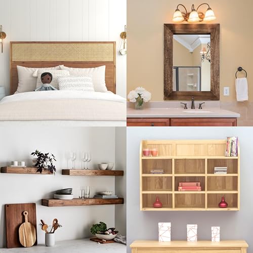 18" Heavy Duty French Cleat Picture Hanger,Aluminum Z Bar Clips, Interlocking Wall Mounting Brackets for Hanging Mirror, Panel, Whiteboard, Cabinet, Shelf, Headboard, Photoes (3 Pairs up to 180 lbs) - size: 17-3/4"(3 Pairs)
