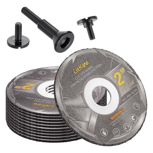 10Pcs 2Inch(50mm) Die Grinder Cut Off Wheel with Mounting Mandrel 3/8"Arbor - size: 10Pcs 2 inch Die Grinder Cut Off Wheel