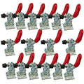Quick Release Horizontal Toggle Clamp Hold Down Hand Tool Horizontal Heavy Duty Push Pull Toggle Clamp… (201-16 PACK) - style: 201-16 PACK