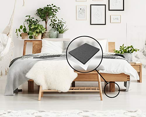 Slipstick Premium Wool Felt Sheet Furniture Pads/Floor Surface Protectors (6 Inch x 4-1/2 inch) Includes 2 Large Felt Pad Blankets with Self Stick Backing, Gray, CB161 - size: 6" x 4.5" Sheet