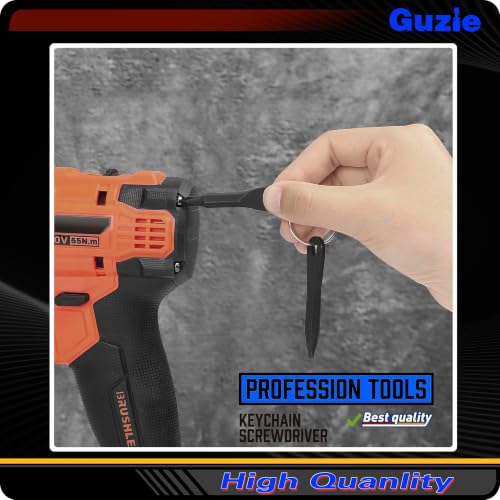 Guzie 12-in-1 Screwdriver/Nut Driver Set, 12 Bits/3 Nut Drivers