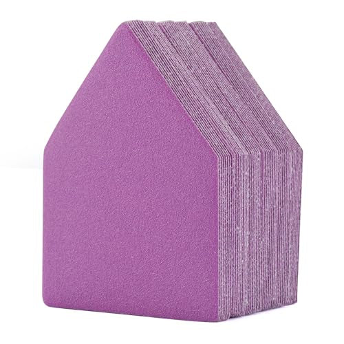180 Grit Sandpaper, Triangle Sanding Sheets, Fits Milwaukee M12 Fuel Sander - style: 180 Grit