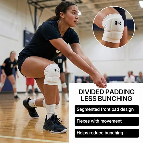 Under Armour Volleyball Knee Pads, Set of 2 - color: White, size: Small