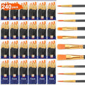 ESRICH 240PCS Paint Brushes, Paint Brush for Acrylic Painting - color: Black, size: 240