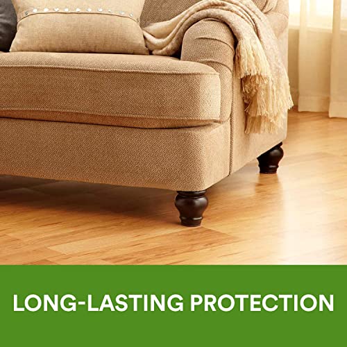 Scotch Felt Furniture Pads 2 PCS Furniture Pads for Hardwood Floors, Brown, 4" x 6" - color: Brown, style: 4 Pads