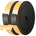 Self Adhesive Foam Tape Weatherstrip 1in x 1/8in x 33Ft High Density Foam Insulation Strips Foam Seal Weather Stripping with Strong Adhesive for Door and Window Sound Isolation Soundproofing - size: 1in x 1/8in x 33Ft