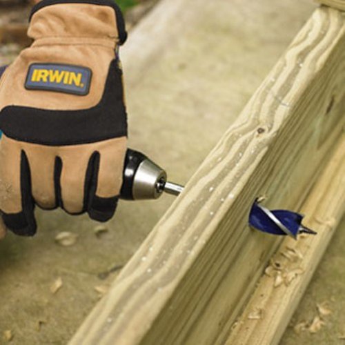 IRWIN SPEEDBOR Tri Flute Wood Drill Bit 1" X 6"(3041007) (Pack of 2) - size: Pack of 2, style: 1-Inch Bit