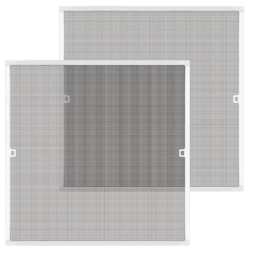 Toocust Window Screens Frame Kit 36 Square, Heavy-Duty Aluminum Window Screen, High-Visibility Durable Mesh, Easy Repair/Reinstall for Windows & Patio Doors, Multi-Size Options-2 Pack - size: 36*36 2pack