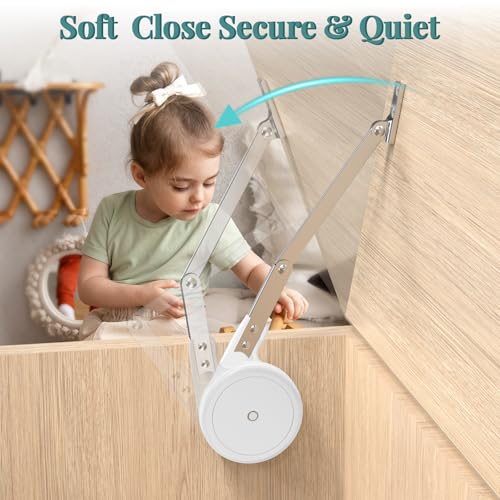 Toy Box Hinges Soft Close 1 Pack, Lid Support Chest Hinges for Wooden Toy Box, Cedar, Storage Trunk & Benches, Universal Design Reversible Mounting - size: 1 Pack