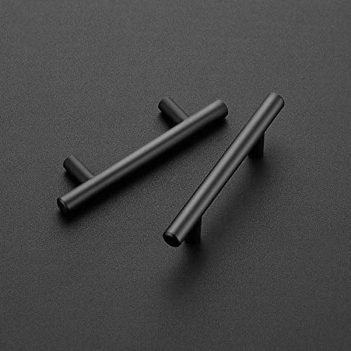 Ravinte Cabinet Handles,5" Length,3" Hole Center,Matte Black,30 Pack - color: Black