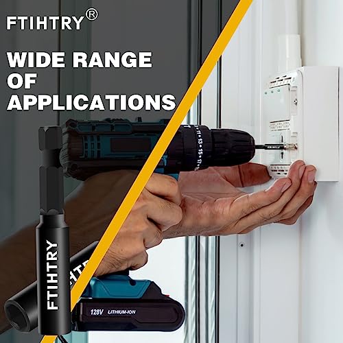 FTIHTRY 1/4”Magnetic Extension Socket Drill Bit Holder,12pcs Screwdriver Extension, Quick-Change Hex Shank Set - size: Onesize