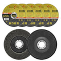 7-Piece Angle Grinder Disc Set, 5" x 3/64" x 7/8" Cut Off Wheels and Flap Discs for Metal & Stainless Steel Cutting and Grinding (No Angle Grinder)