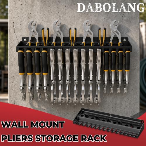 Vice Grips Pliers Holder,Wall Mount Vise Grip Organizer with 15 Slots - style: Vise Grip Holder