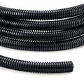 Wire Loom Tubing 1/4’’- 6.6 ft 3/8’’- 6.6 ft 1/2’’- 6.6ft, Black - color: Black, size: 1/4"-6.6ft 3/8”-6.6ft 1/2”-6.6ft