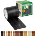 ECOHomes Wood Grain Repair Tape (Black, 2.25 Inch x 15 Feet) - color: Black Wood, size: 2.25 Inch By 15 Ft