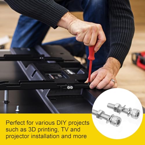 720PCS M3 Hex Socket Screw Assortment Kit,M3x6/8/10/12/16/20/25/30 mm - size: SS M3 720pcs