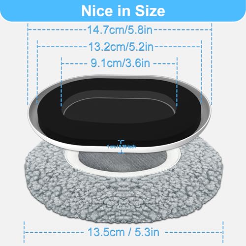 New Upgrade Furniture Movers Sliders: Multi-Surface Furniture Sliders - size: 5.8*4.3in Oval 8+8Pack
