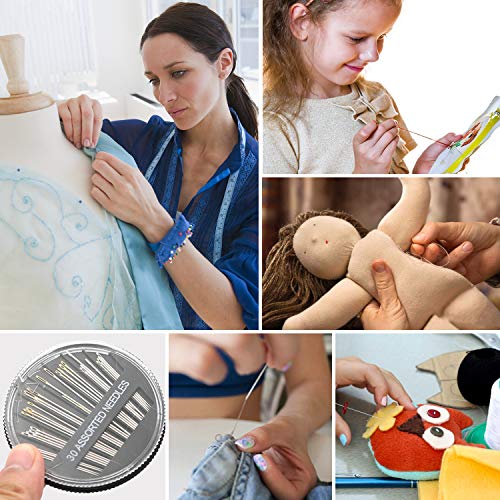Marcoon Sewing Kit for Adults, Portable Needle & Thread Repair Kit - size: L