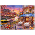 Paris Street Puzzles for Adults 1000 Pieces - color: Romantic Paris Evening