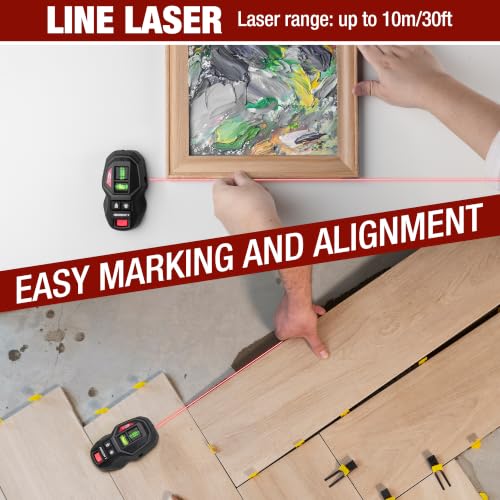 ARROW 2-in-1 Laser Level with Magnetic Stud Finder