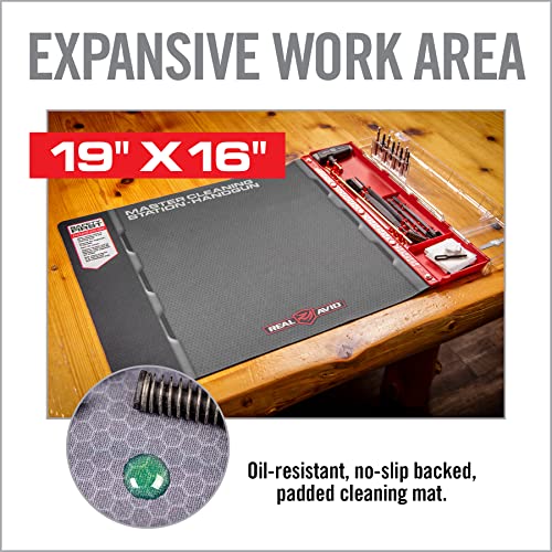 Real Avid Master Cleaning Station - Universal Gun Cleaning Kit, Choose Between Handgun or Universal Gun Cleaning Station - style: Handgun