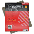 INDASA Rhynowet Red Line Wet Dry Sanding Sheets 9 x 11 Inch 100 Grit Waterproof Latex Backing Abrasive Paper for Wood Metal Automotive Surface Prep Pack of 50 - size: 100-Grit 9"x11"