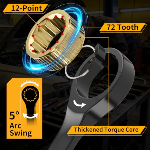 GRENPRO 23PCS Ratcheting Combination Wrench Set SAE Metric Mechanic Tools - style: 23PCS Ratcheting Wrench Set (Metric&SAE)