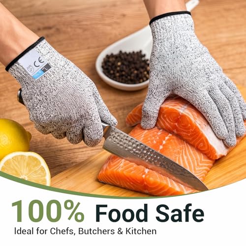 Cut Resistant Gloves for Men Women, Kitchen Gloves for Food Prep
