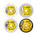 HIGHDRIL 4pcs 3" Circular Saw Blade Set for Metal Tile Marble Plastic Wood | 3" 75mm Diamond/HSS/Carbide Cutting Disc for Angle Grinder Cutting Metal Tile Marble Granite Plastic Concrete Wood - size: MIX 1
