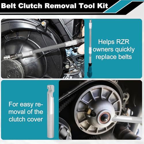 Universal Belt Changing Tool Kit, Polaris RZR Clutch Cover Removal Set