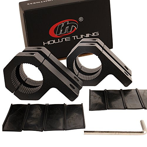 HOUSE TUNING Bull Bar Clamps 2 inch - 4Pack Roll Bar 2 inch Clamp Bracket for UTV ATV Truck Bar Mounting (2"-Clamp mount Kit) - size: 2.0"-Clamp Kit