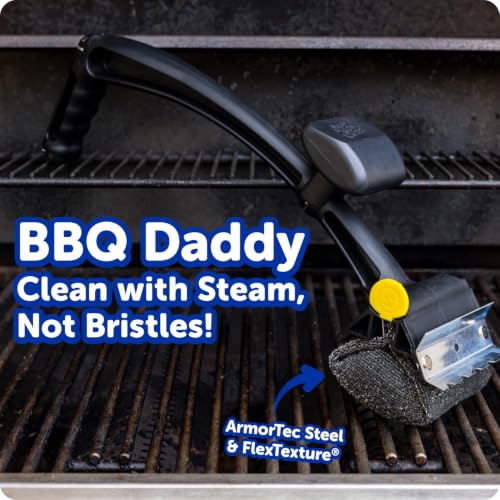 Scrub Daddy Household Cleaning + BBQ Bundle - BBQ Daddy Bristle Free Grill Brush - 2 Microfiber Cleaning Towels - All Purpose Cleaner PowerPaste Cleaning Paste + Scrub Mommy Sponge - style: Microfiber BBQ Bundle