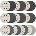 100Pcs 5 Inch Sanding Discs Hook & Loop 8-Hole Wet Dry Sandpaper Assortment - style: 100Pcs 180-3000 Grit (Mixed)
