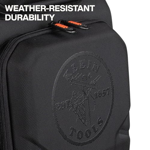 Klein Tools 62809MB MODBox Hard Shell Backpack with Protective Front Shell, 40 Pockets, Laptop Sleeve USB-C Port, MODBox Compatible, Heavy Duty - size: Hardshell Backpack