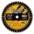 7-1/4" 40T Circular Saw Blade, 5/8" Arbor, 1-Pack for Wood Cutting - size: 7-1/4 40T 1PC