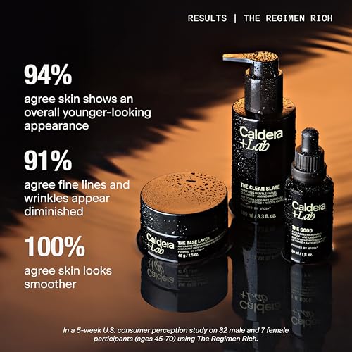 Caldera + Lab The Regimen Rich | Men's Anti-Aging 3 Piece Skincare Routine - size: 3-Piece Skincare Set