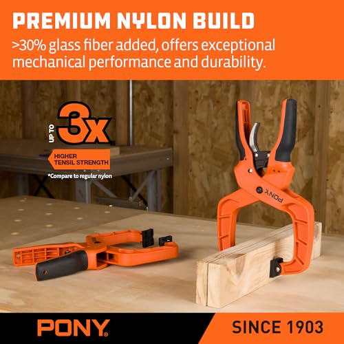 PONY 2-Pack 4 Inch Quick Release Ratcheting Wood Clamps