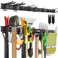 Garage Tool Organizer Wall Mount, 64in Tool Rack, 560LBS Capacity - size: 64" 4 Panels & 12 Hooks