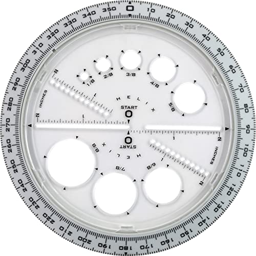 Helix - Angle and Circle Maker - 360 Degrees - Assorted - 6 inch / 15 cm