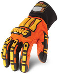 Ironclad KONG SDX2-07-XXXL Original Oil & Gas Safety Impact Gloves, XXX-Large, Orange - size: 3X-Large (Pack of 1)
