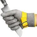 COOLJOB A9 Food Grade Cut Resistant Gloves for Kitchen Chef Butcher, S-XL - size: Large