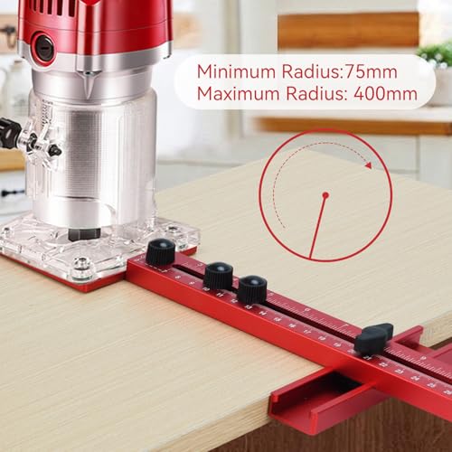 4 in 1 Router Milling Groove Bracket, Aluminum Alloy