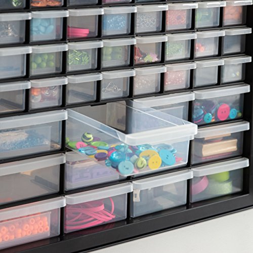 IRIS USA 44-Drawer Small Parts Storage Cabinet, Crafts, Made in USA, Black - color: Black, size: 44 Drawer