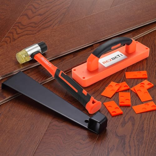 REXBETI Laminate Wood Flooring Installation Kit, LVP/Vinyl Flooring Tools - style: 43-Piece Premium Flooring Installation Kit