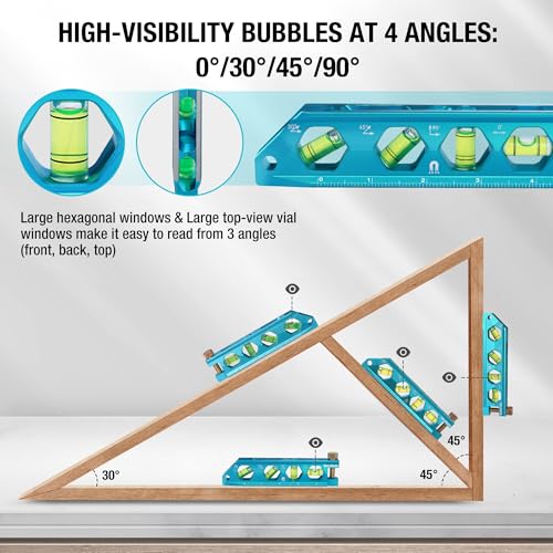 DURATECH 6.25-Inch Level, Magnetic Torpedo Level for DIY and Household Use - size: 6.25"