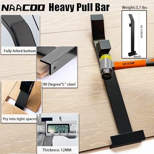NAACOO Laminate Flooring Tools,5in1 Heavy Floor Install Kit for Vinyl Plank - style: 5 in 1 Flooring Tools