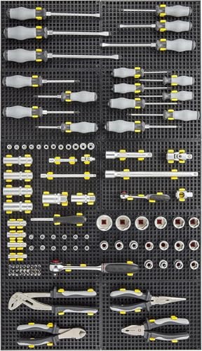 Free Zone 4-Piece Large Pegboard Set - color: Lime Green