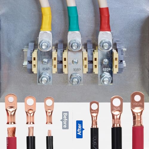 iCrimp Cable Lug Crimping Tool for Heavy Duty Wire Lugs AWG 8-1/0