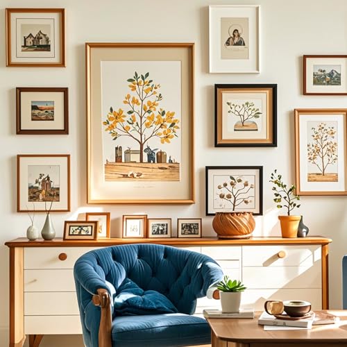 AIERSA Wall Hangers Without Nails, 20 Pack Picture Hangers for Frames - color: 20photo hooks